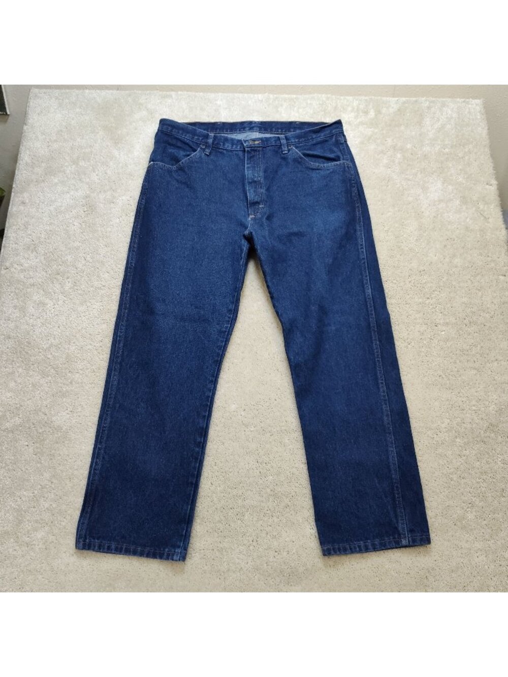 Rustler Mens Jean 38x29 Regular Fit Medium Wash Blue Denim 1087620NV 100% Cotton